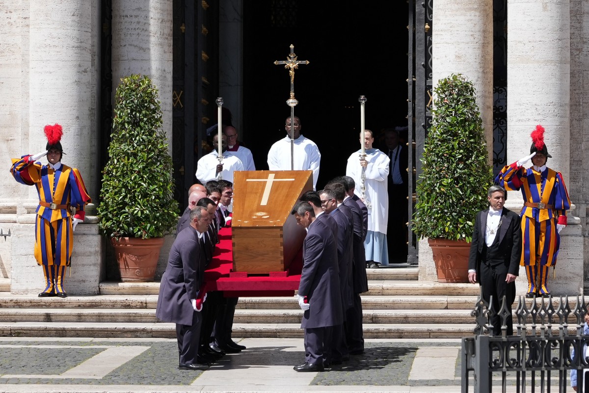 Funeral do papa Francisco foi considerado histórico. Foto: AFP