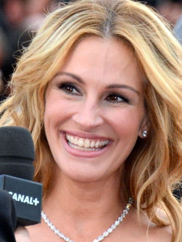 JULIA ROBERTS - Atriz e produtora de cinema americana, nascida em Smyrna, na Geórgia, em 28/10/1967.  Reprodução: Flipar