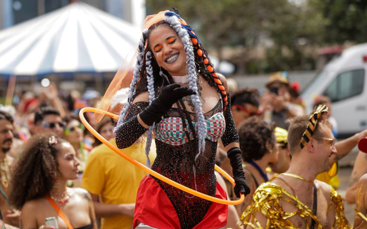 Bloco de carnaval,Aparelhinho nas ruas de Brasília . Foto: Joédson Alves/Agência Brasil