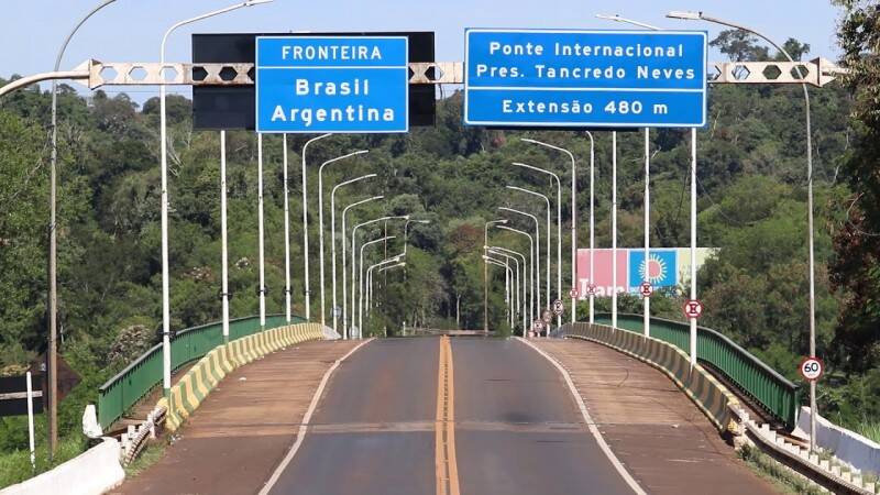 Trecho em Foz do Iguaçu que liga à fronteira da Argentina. Foto: Reprodução/Paraná Portal