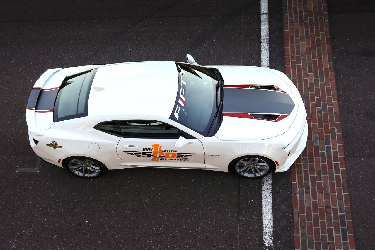 Chevrolet Camaro SS estará na edição número 100 das 500 Milhas de Indianápolis. Foto: Divulgação
