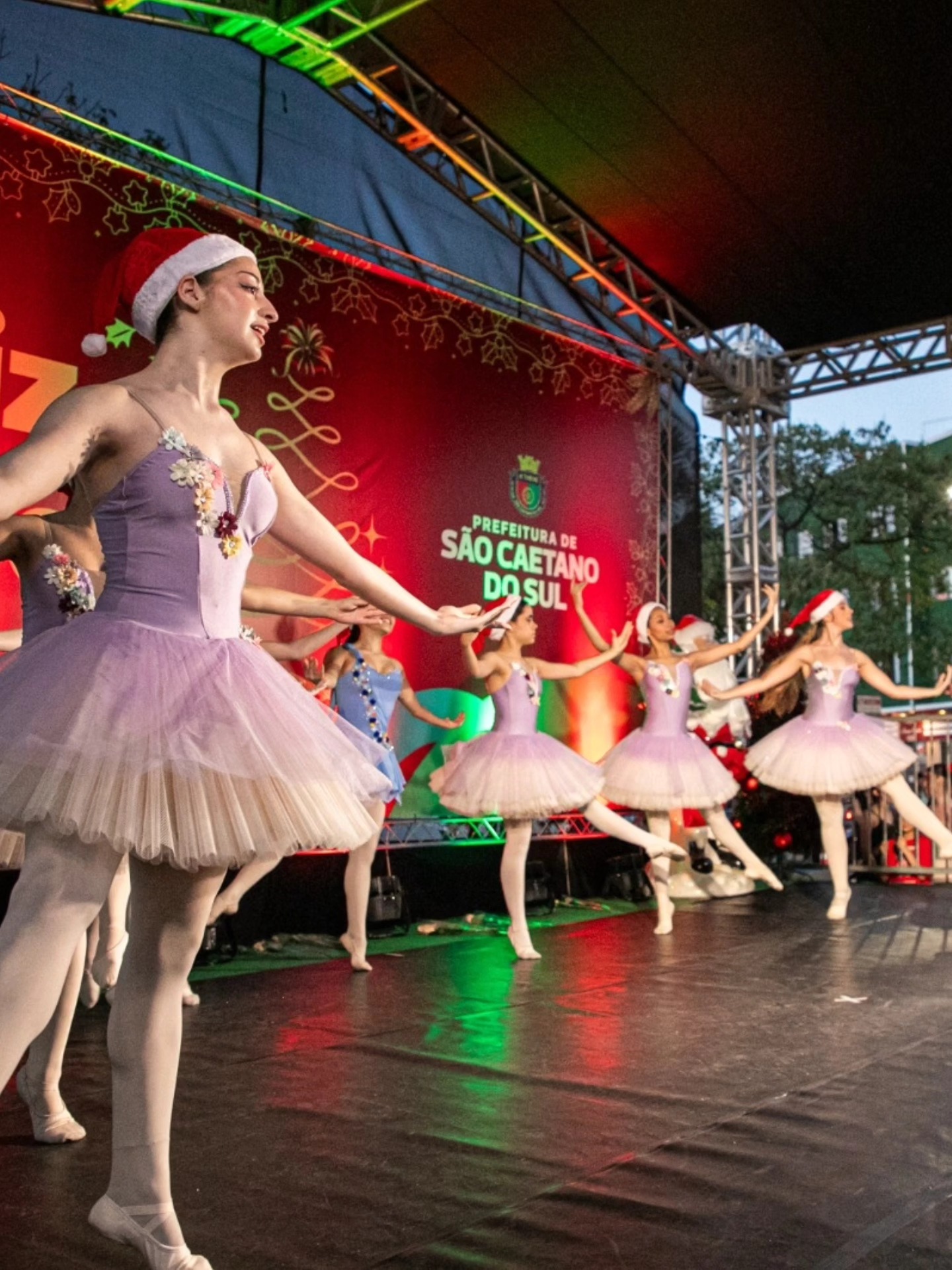 Festa de Natal em São Caetano do Sul (SP). Foto: Divulgação / Prefeitura de São Caetano do Sul (SP)