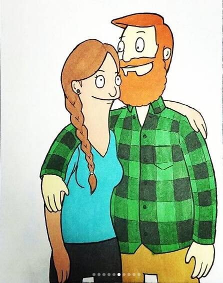 Inspirado em "Bob's Burgers". Foto: Reprodução/Instagram