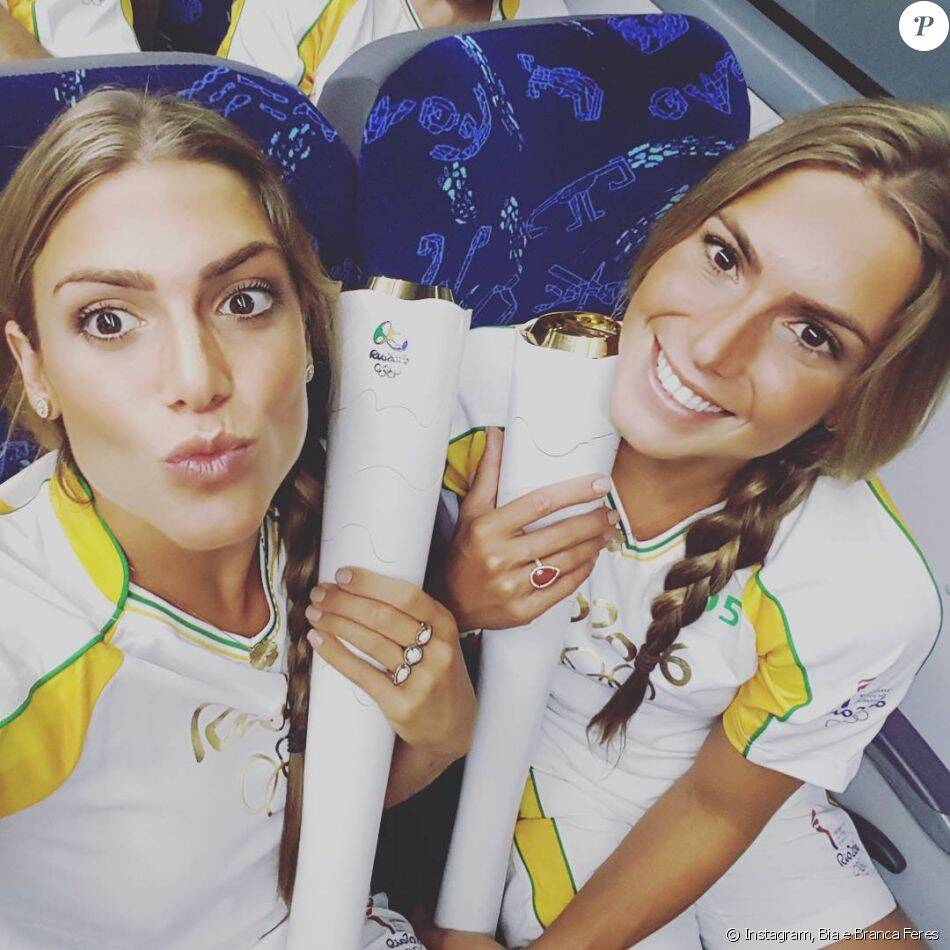 Irmãs gêmeas Bia e Branca Feres. Foto: Instagram / Facebook / Arquivo pessoal