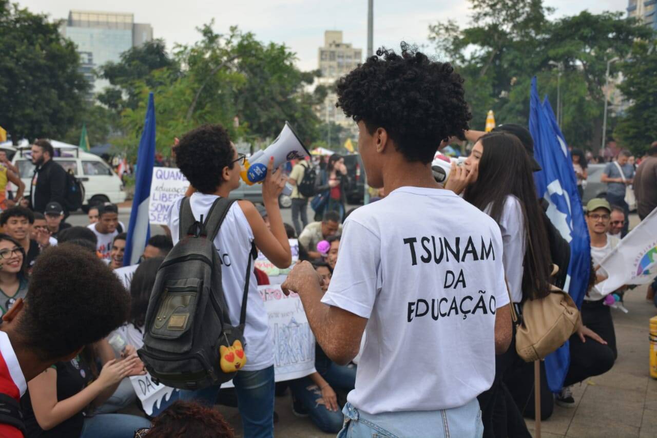 Manifestações a favor da educação 30/05. Foto: Larissa Pereira - iG Último Segundo