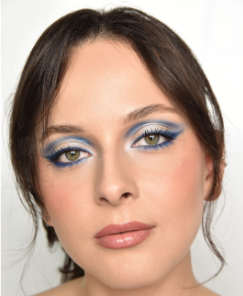  Make Brasilidades: olhos coloridos e lábios glossy. Foto: Reprodução/Divulgação