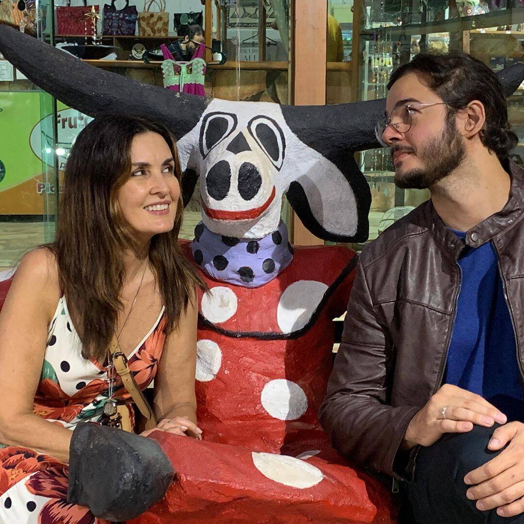 Fátima Bernardes e Túlio Gadêlha Reprodução / Instagram