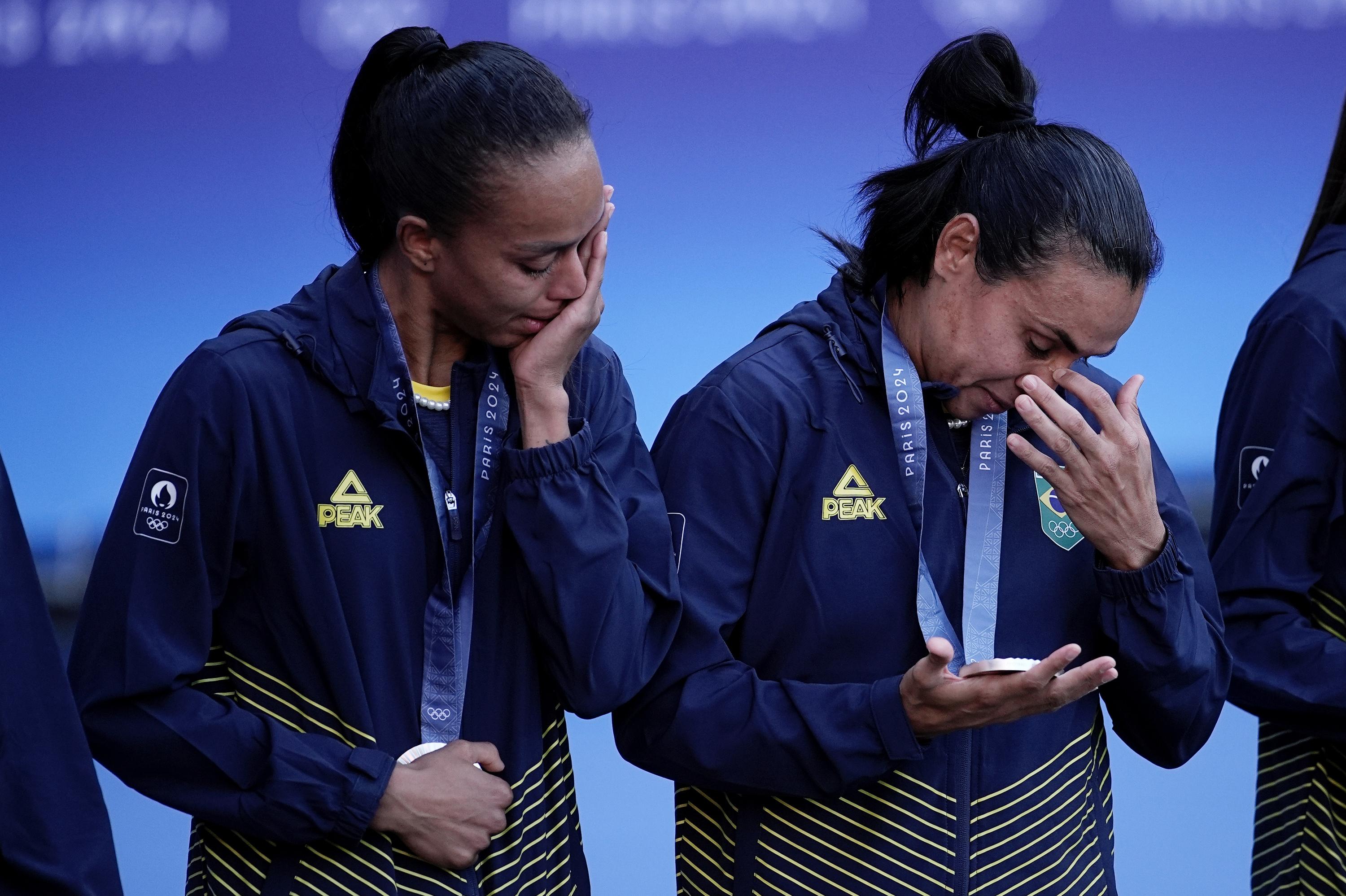 Brasil recebe medalha de prata nos Jogos Olímpicos de Paris Foto: Alexandre Loureiro/COB