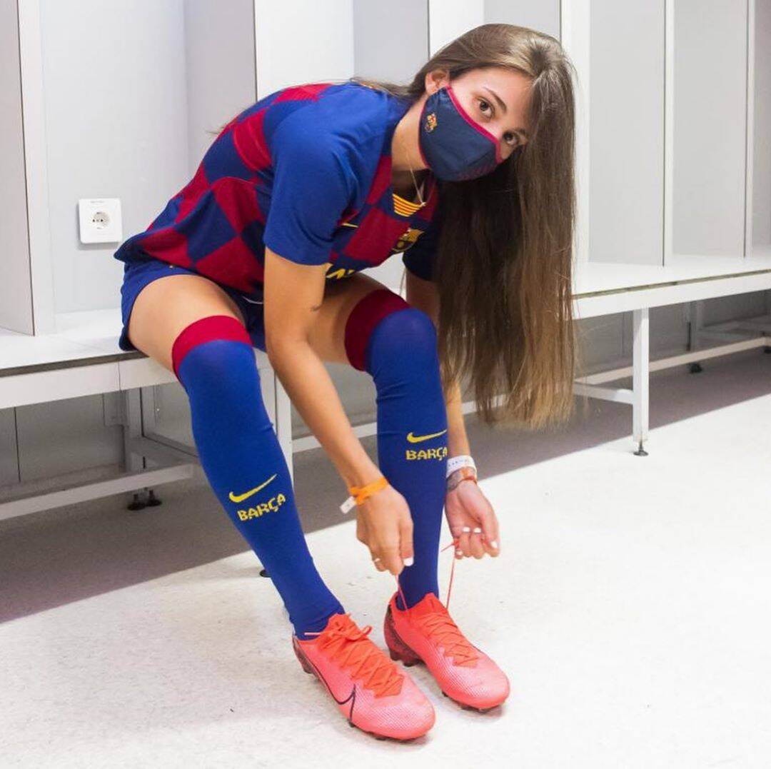 Brasileira no Barcelona. Foto: Divulgação