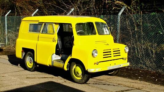 Bedford CA Van 1957. Foto: Reprodução