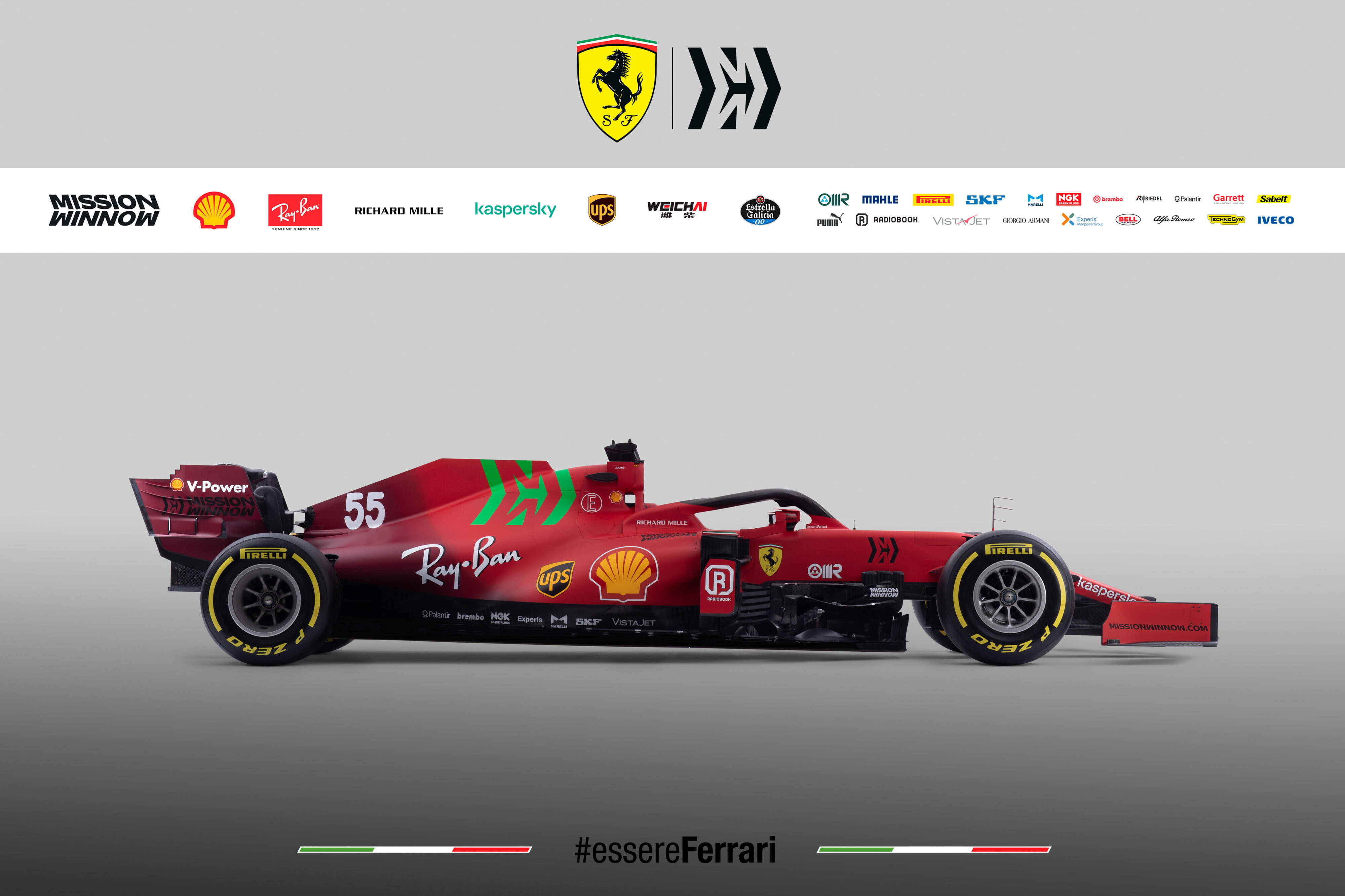 Ferrari 2021. Foto: reprodução / Twitter