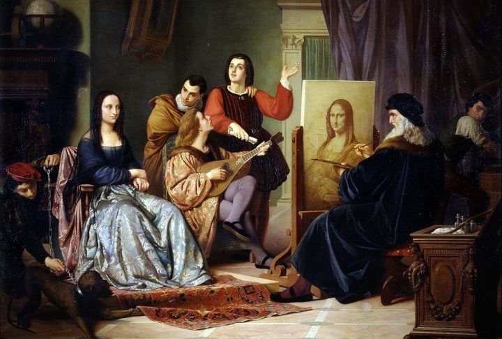 Acredita-se que a modelo seja Lisa Gherardini, esposa do comerciante florentino Francesco del Giocondo, o que explica o nome alternativo do quadro. Reprodução: Flipar