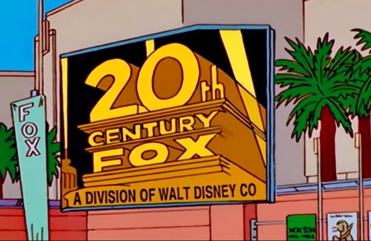 Em 1998, um episódio foi transmitido com a sequência de abertura da série alterada, revelando que a Fox era uma subsidiária da Walt Disney Company.  Reprodução: Flipar