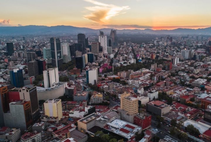 Cidade do México - classificação do ar: insalubre. 
 Reprodução: Flipar