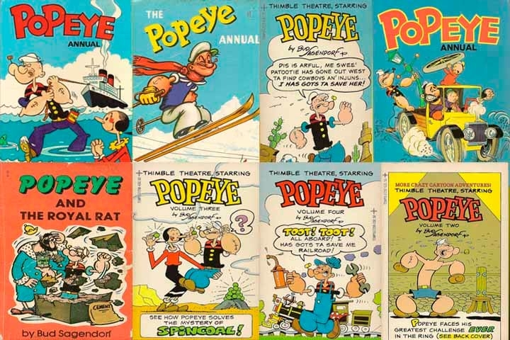 Nas décadas de 30 e 40, outros curtas envolvendo Popeye foram lançados no cinema, todos com produção da Fleischer Studios, que licenciou a adaptação dos quadrinhos para as telonas. 
 Reprodução: Flipar