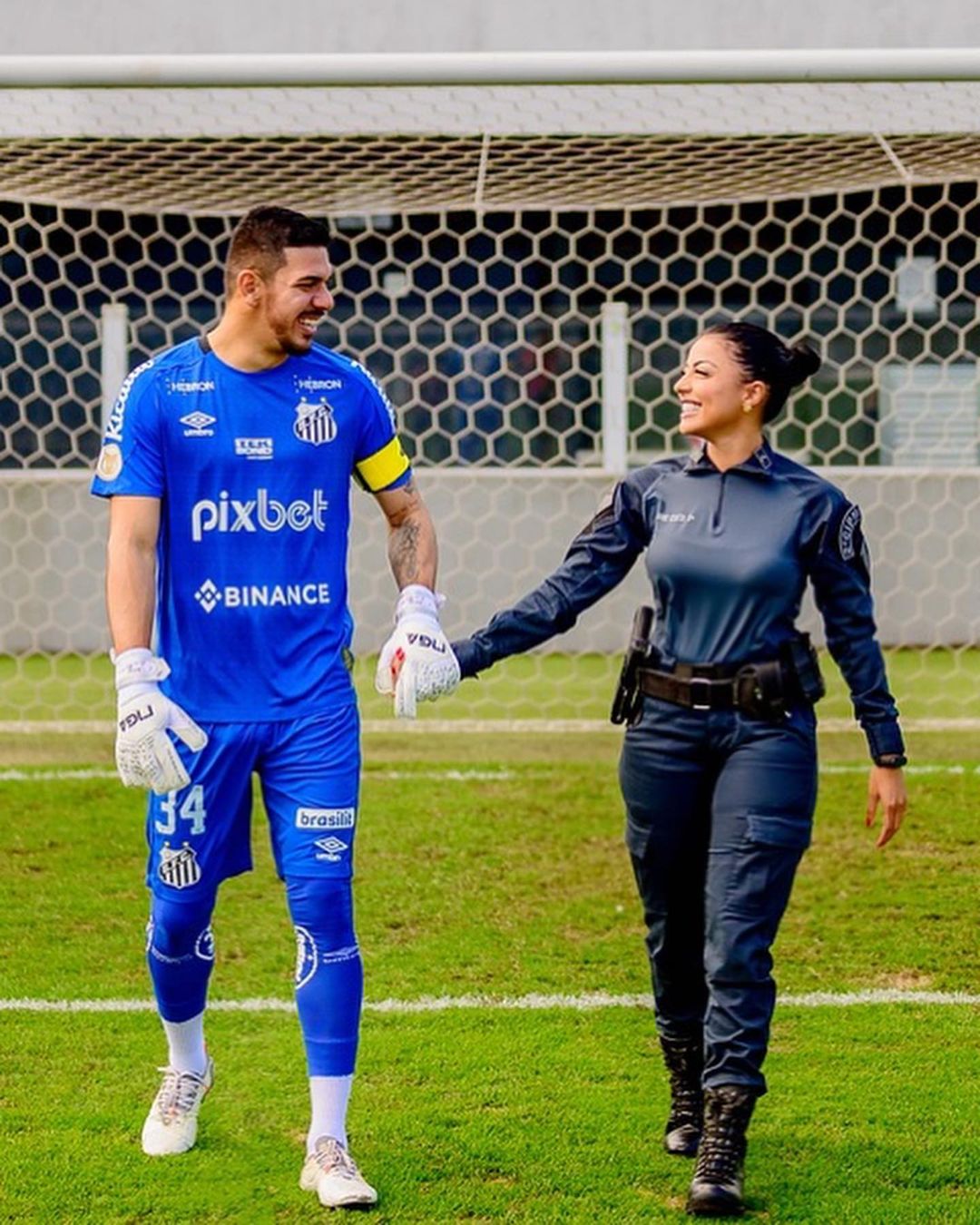 João Paulo, goleiro do Santos Reprodução / Instagram