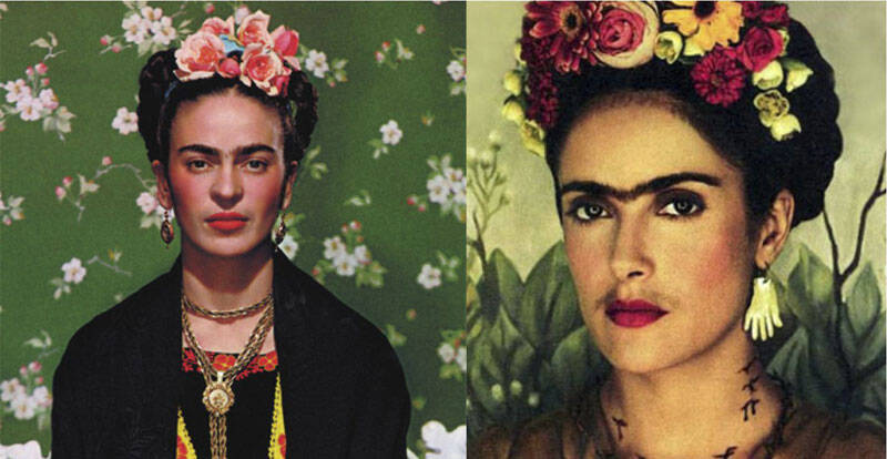 No filme 'Frida', de 2002, Salma Hayek fez o papel principal. Foto: Reprodução