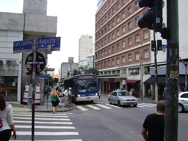 3 - Rua Augusta (região central) - 1.365 ocorrências. 