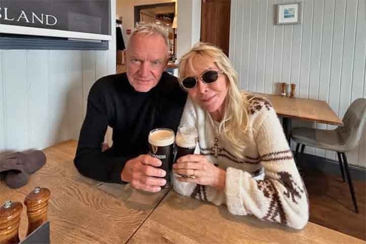 Sting é casado desde 1992 com a atriz e produtora Trudie Styler, com quem tem quatro filhos. Ele ainda tem dois outros filhos de sua união anterior com a atriz Frances Tomelty.
 Reprodução: Flipar