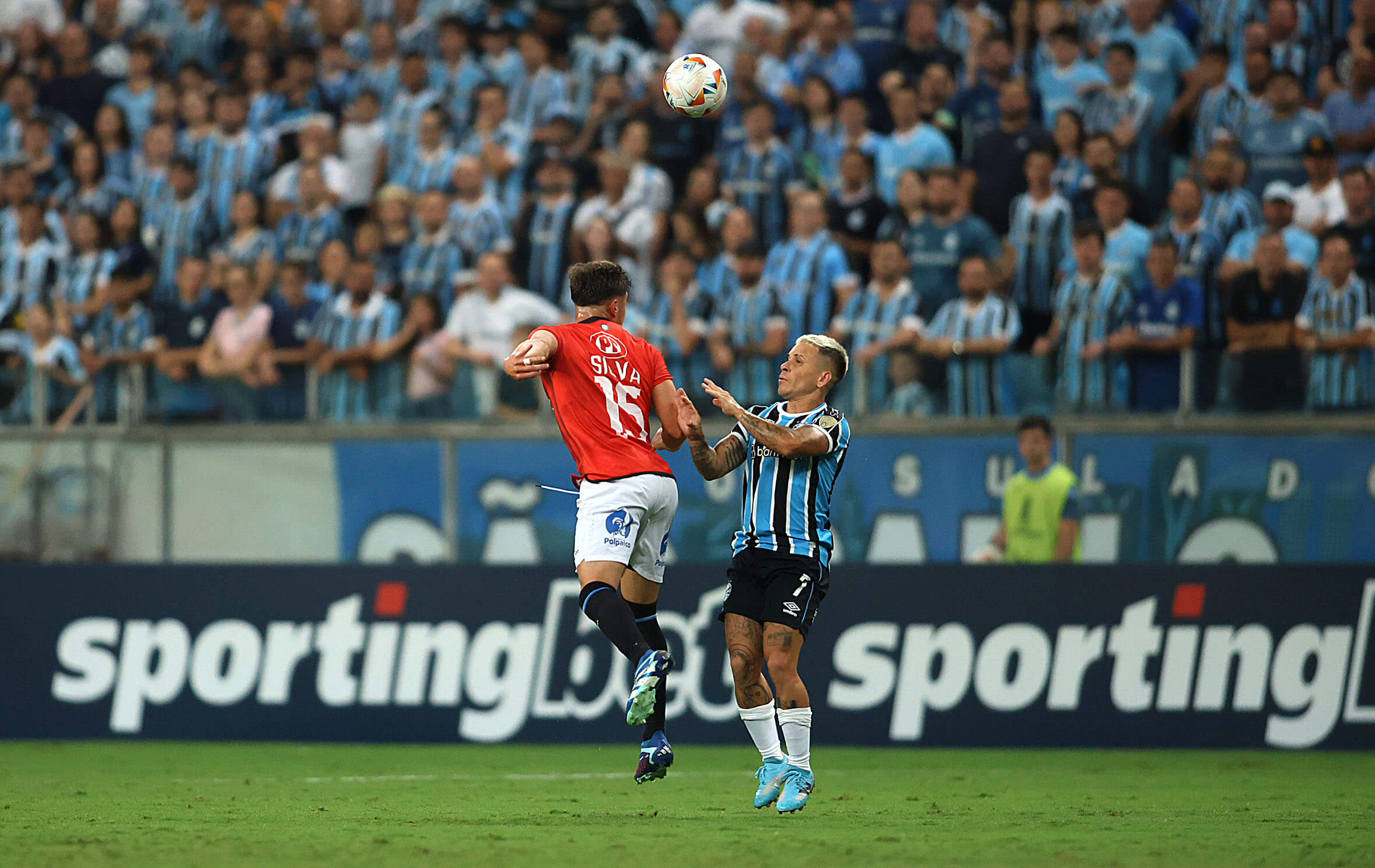 Grêmio x Huachipato Reprodução / Twitter Conmebol