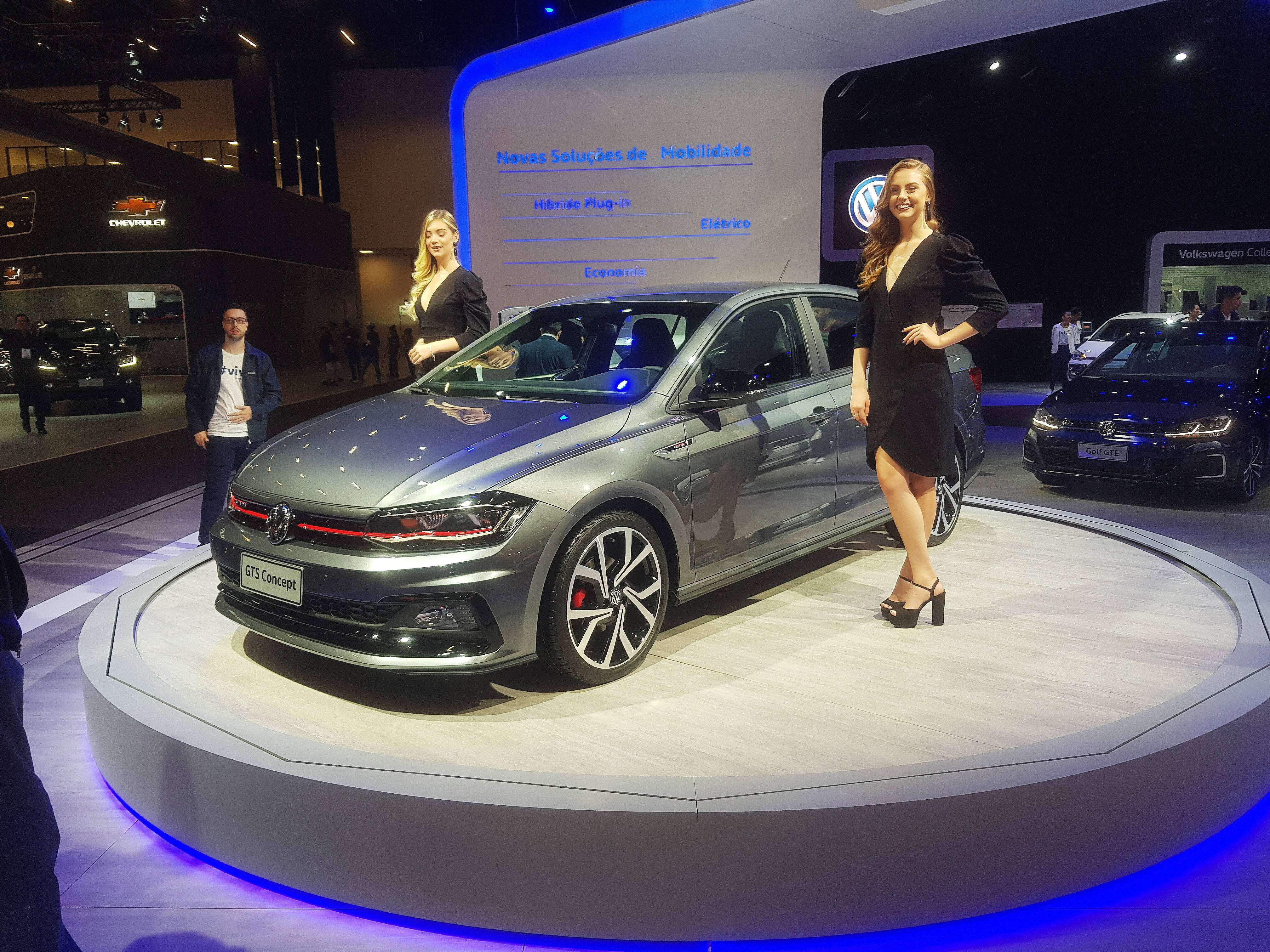 VW Virtus GTS no Salão do Automóvel 2018. Foto: Cauê Lira