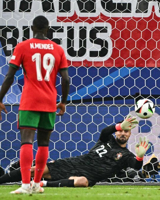 Portugal x França Foto: X/Uefa Euro 2024