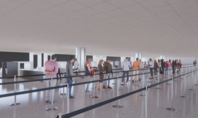 A expectativa é de que o número de passageiros no aeroporto possa aumentar de 22 milhões para  29,5 milhões de passageiros por ano. Reprodução: Flipar