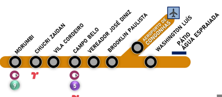Linha 17 - Ouro. Foto: Metrô de São Paulo