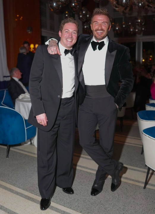 David Beckham e amigo. Foto: Reprodução: Instagram