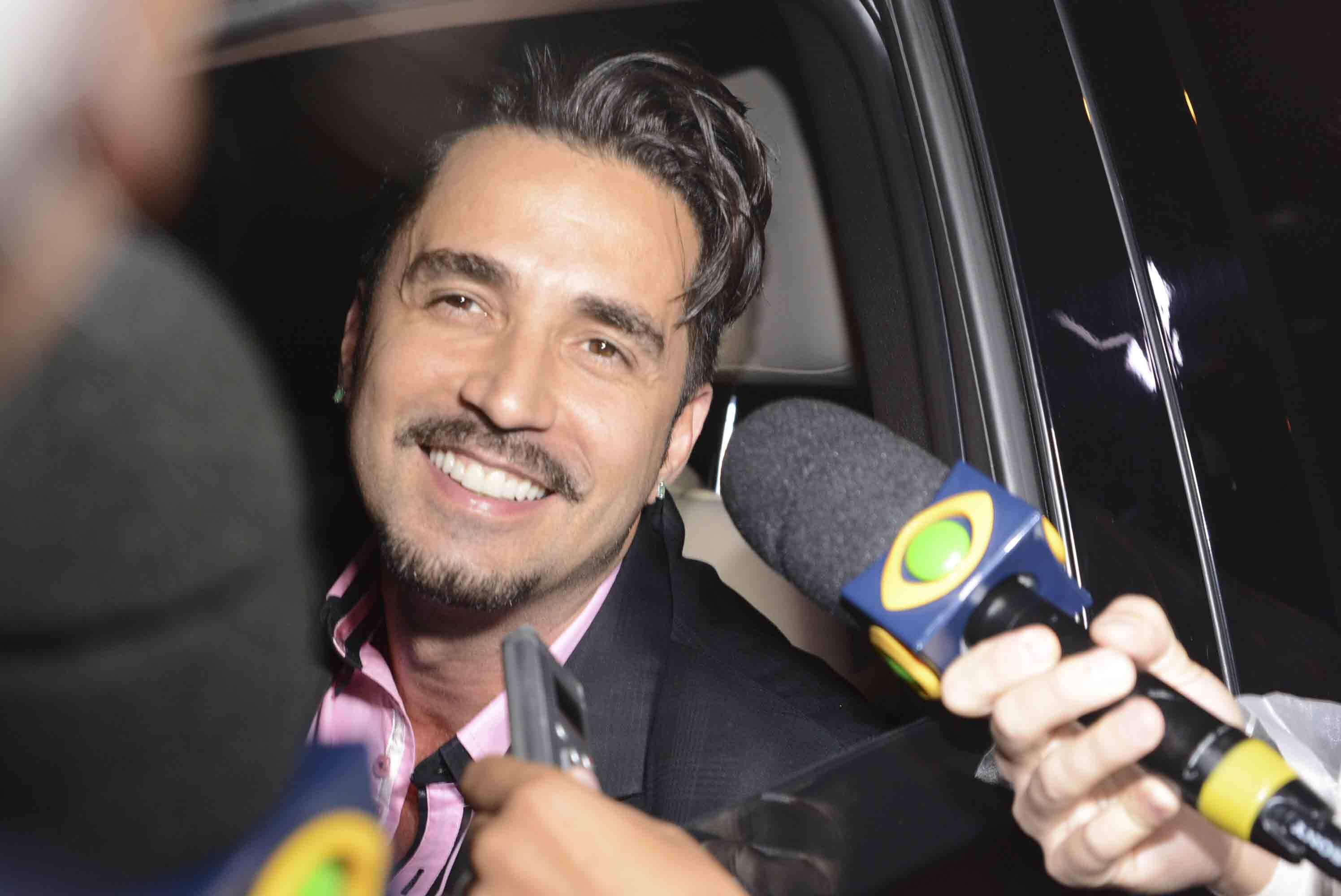 O cantor Latino Francisco Cepeda e Leo Franco / AgNews