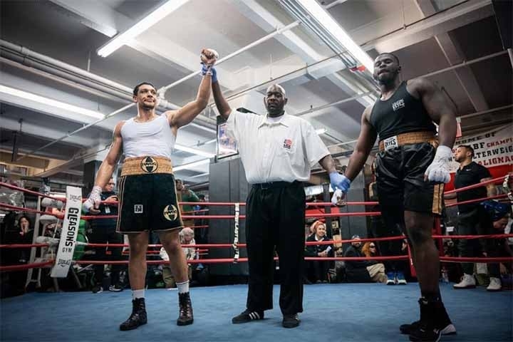 Em 2023, o boxeador conquistou o título da categoria peso-pesado do torneio Ring Masters, no Madison Square Garden, em Nova York.  Reprodução: Flipar