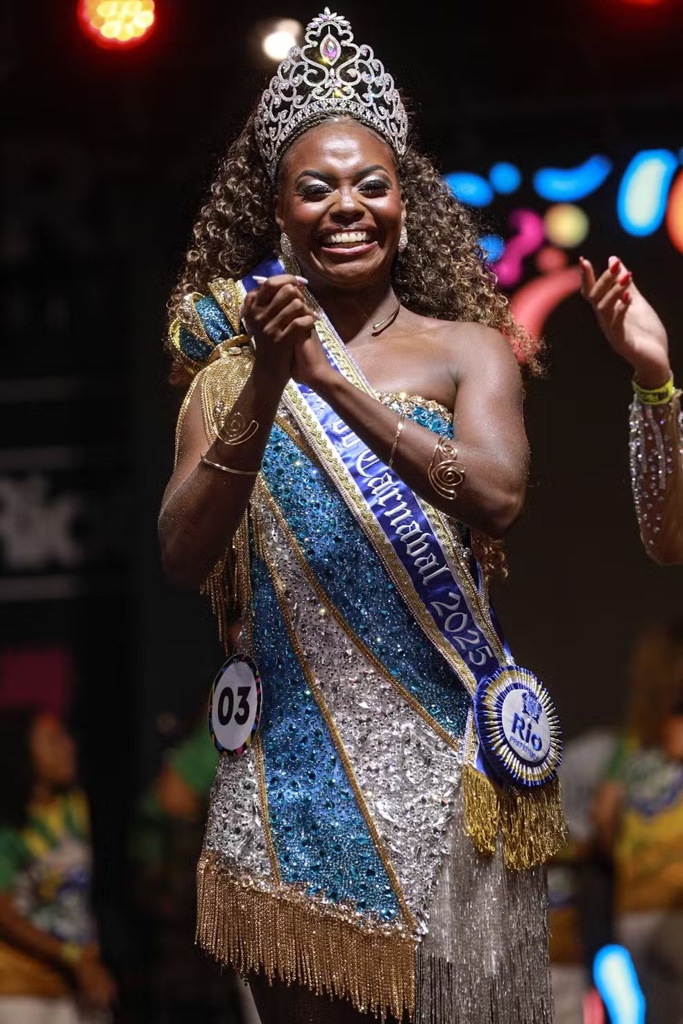 Na mesma festa também foram escolhidos a Rainha do Carnaval, Thuane Werneck (foto), duas princesas, um vice-rei, um cidadão não binário,  um muso e uma musa da folia. 
 Reprodução: Flipar