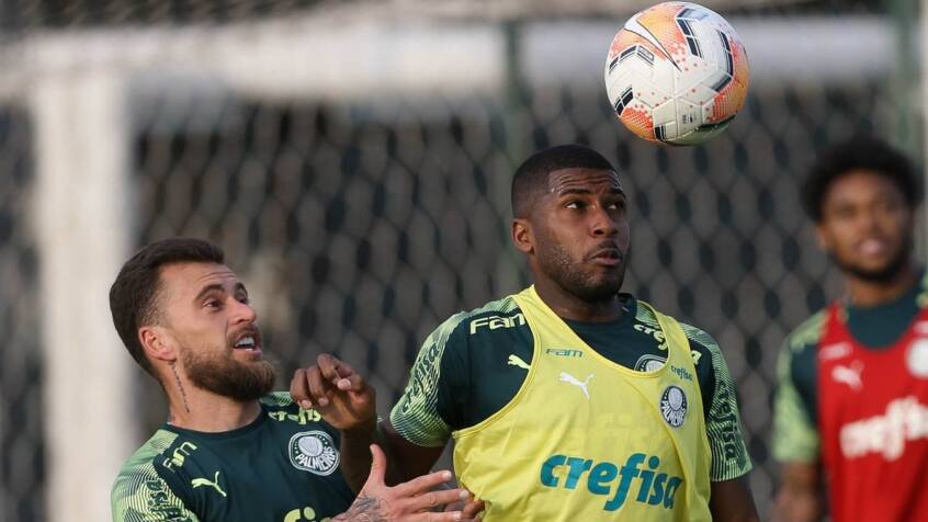 Lucas Lima é novidade em treino do Palmeiras no Paraguai. Foto: LANCE!/NOSSO PALESTRA