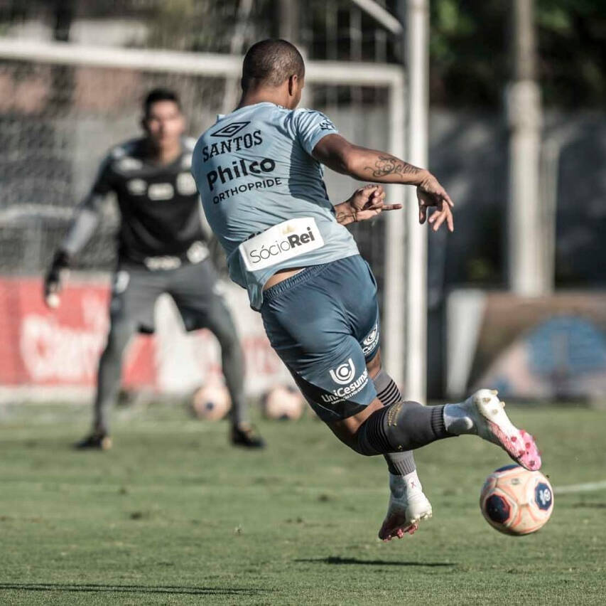 Treino do Santos. Foto: Instagram