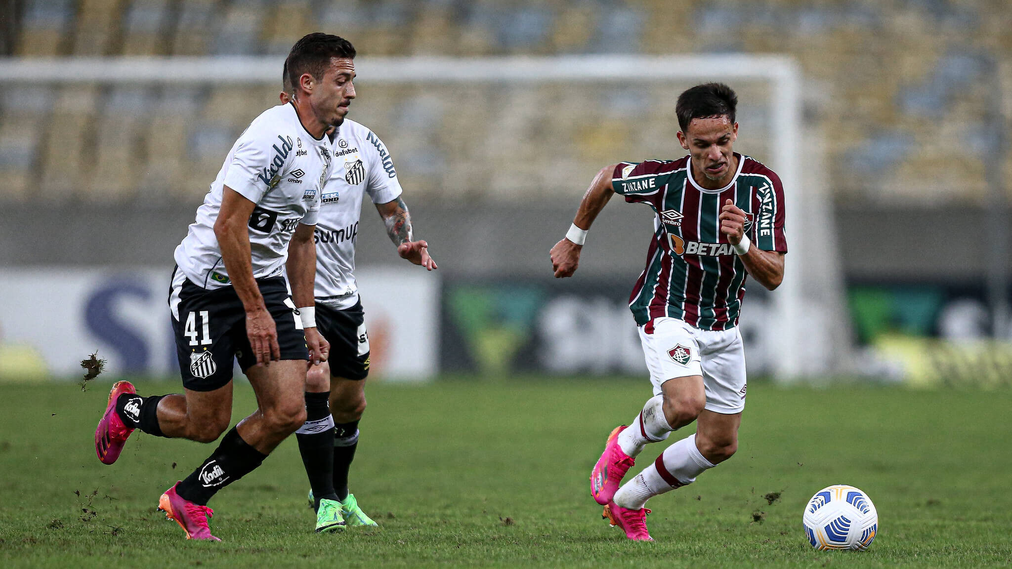 Fluminense x Santos. Foto: LUCAS MERÇON / FLUMINENSE F.C.