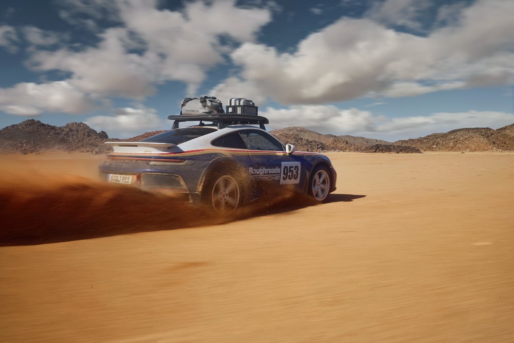 Porsche 911 Dakar. Foto: Divulgação