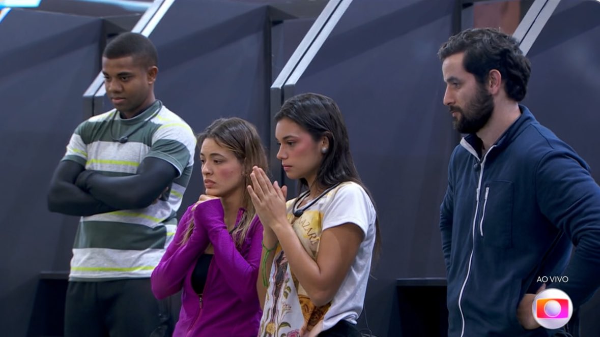 Beatriz e Matteus viraram alvo da líder Giovanna no 'BBB 24' Reprodução/Globo - 29.03.2024