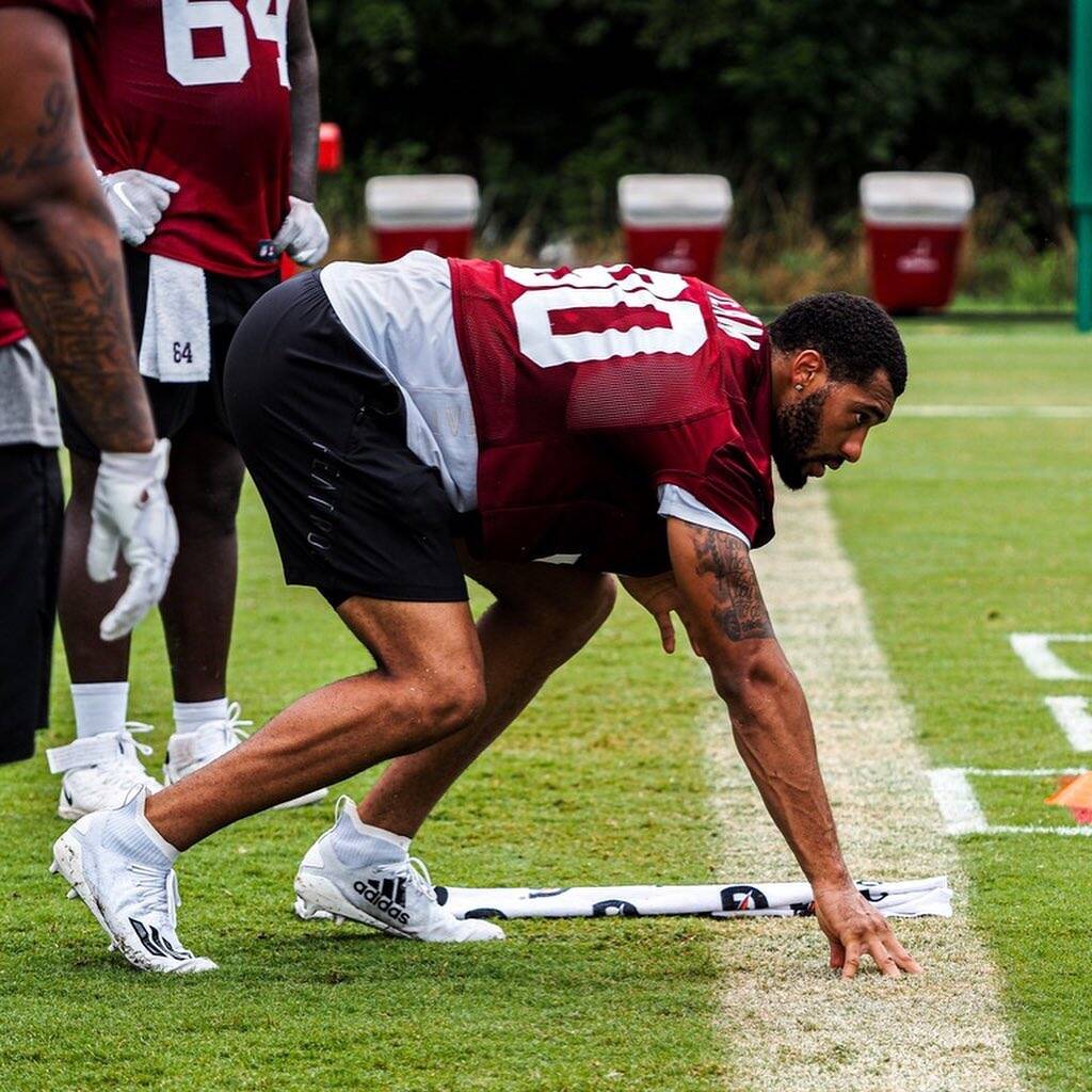 Washington segue treinando. Foto: Instagram