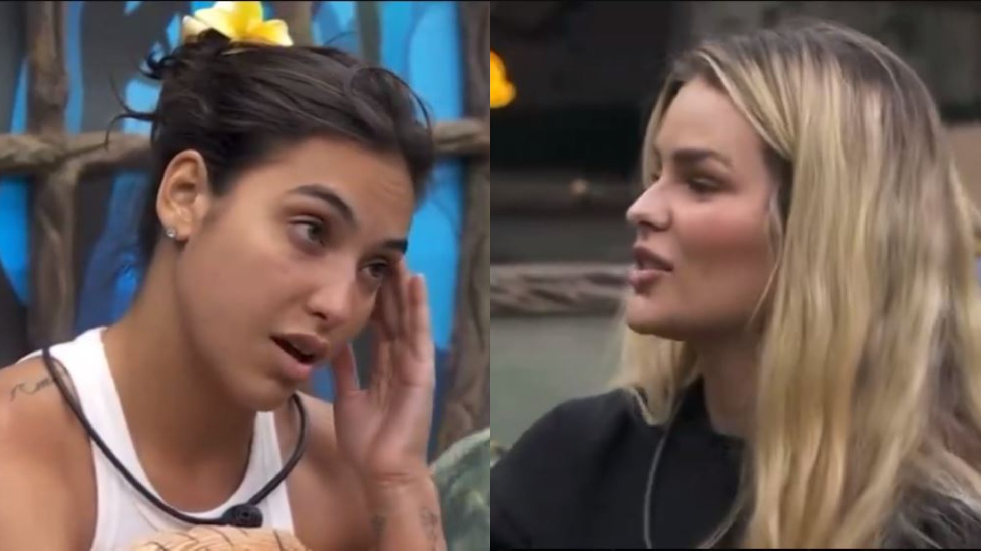 BBB 24: Yasmin comenta conversa com Vanessa Lopes: 'Não quis me ouvir'. Foto: Reprodução/Globo