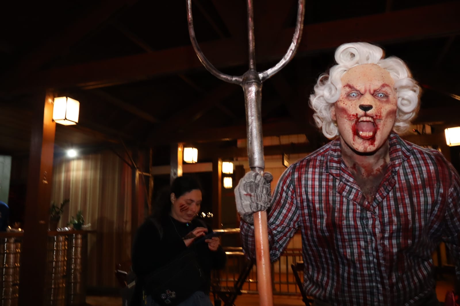 Personagens mais horripilantes do Circo dos Horrores no Hopi Hari. Foto: Pedro H. Lopes