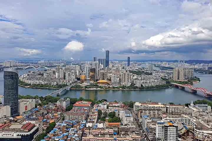 O projeto do município verde, iniciado em 2020, contou com financiamento do setor de planejamento urbano da cidade chinesa.
 Reprodução: Flipar