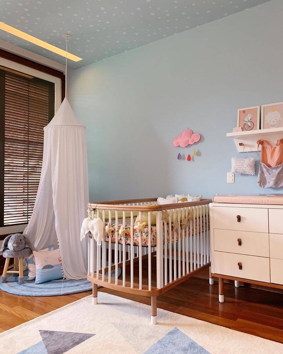 Detalhes do quarto da filha de Tatá Werneck. Foto: Reprodução/Instagram/@tatawerneck