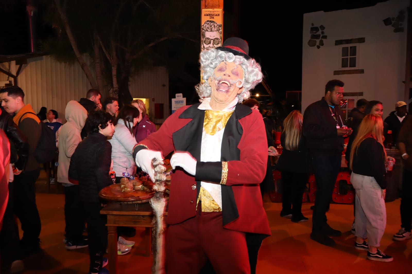 Personagens mais horripilantes do Circo dos Horrores no Hopi Hari. Foto: Pedro H. Lopes