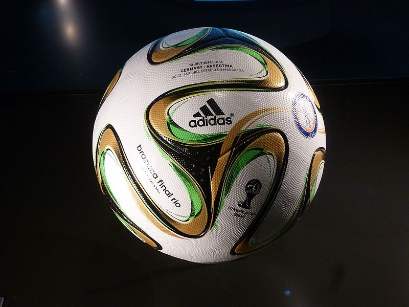 2014 (Brasil) - Brazuca. Foto: Reprodução / Wikimedia Commons