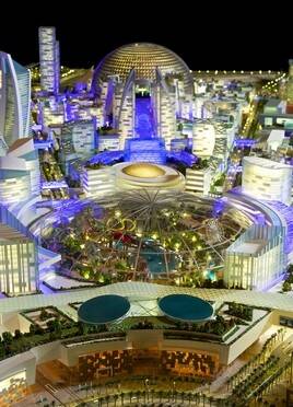 Mall of the World: shopping terá conexões com 100 hotéis. Foto: Abu Dhabi Media/Dubai Holding