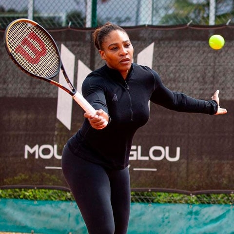 Serena Williams - A tenista americana joga usando um par de meias que ela considera amuleto da sorte. Pelo número de títulos conquistados por Serena na carreira, é bem possível que seja mesmo. 