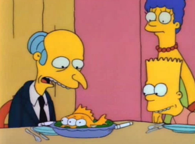 Peixe de três olhos no episódio de Simpsons Reprodução