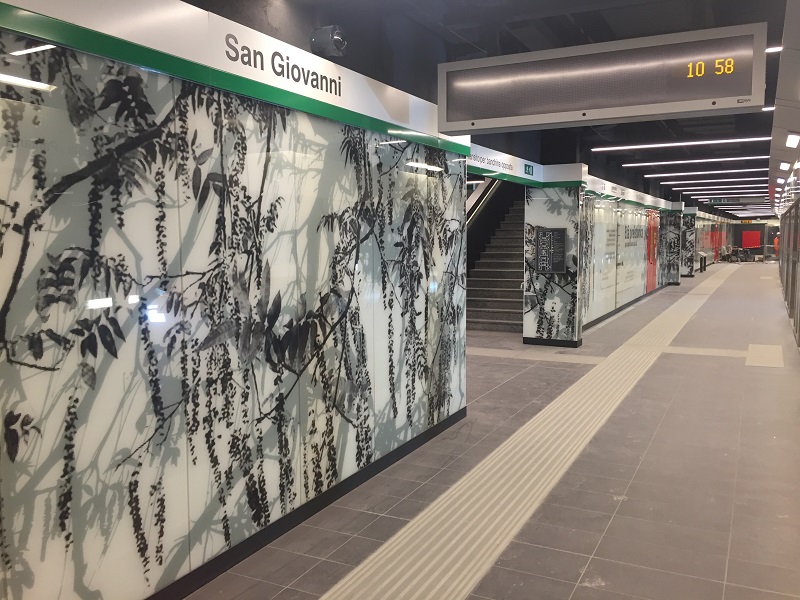 Estação de Metrô - Roma. Foto: Divulgação / Roma Metropolitane