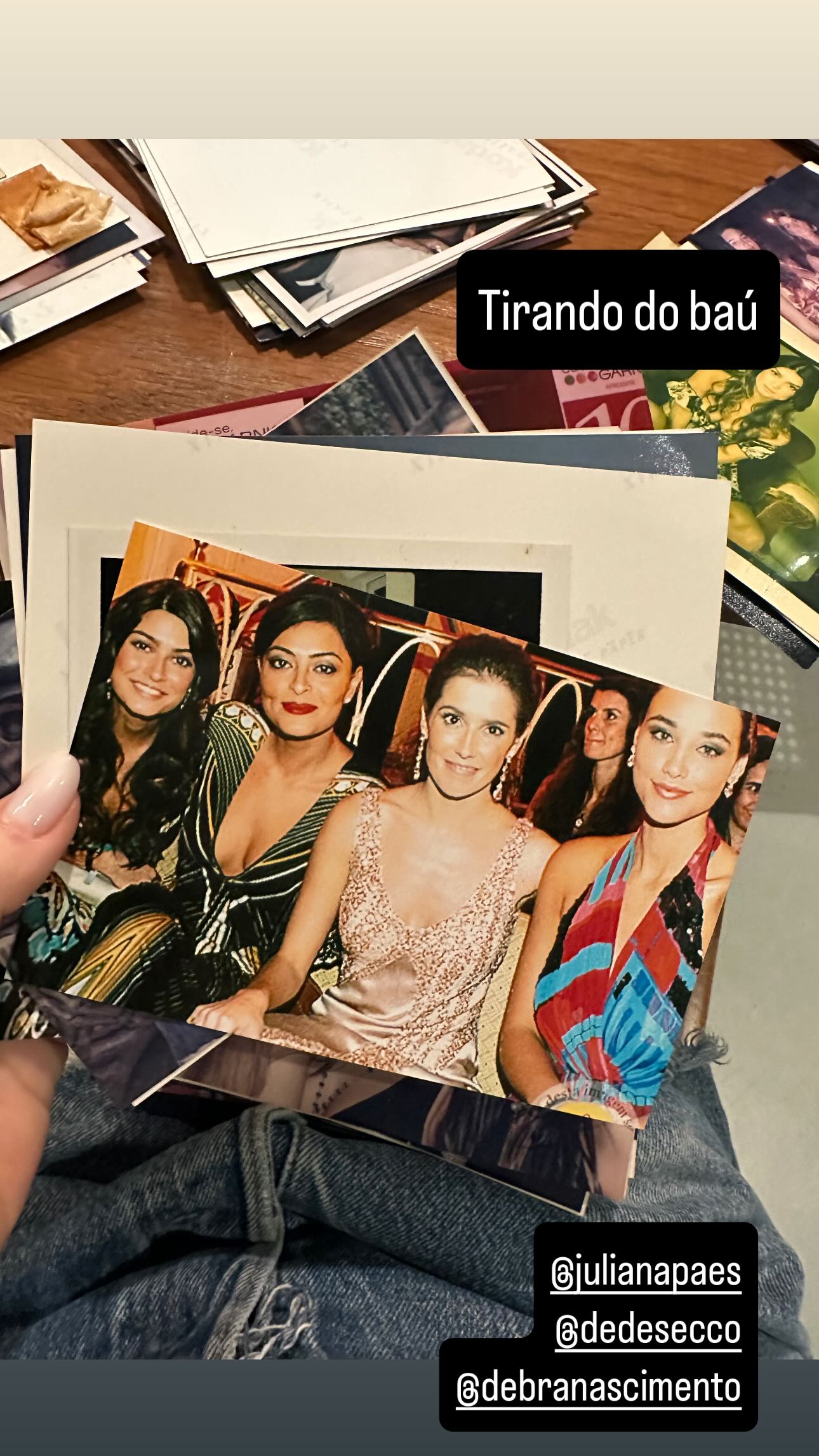 Thaila Ayala compartilha fotos antigas com famosas e relembra amizades. Foto: Instagram