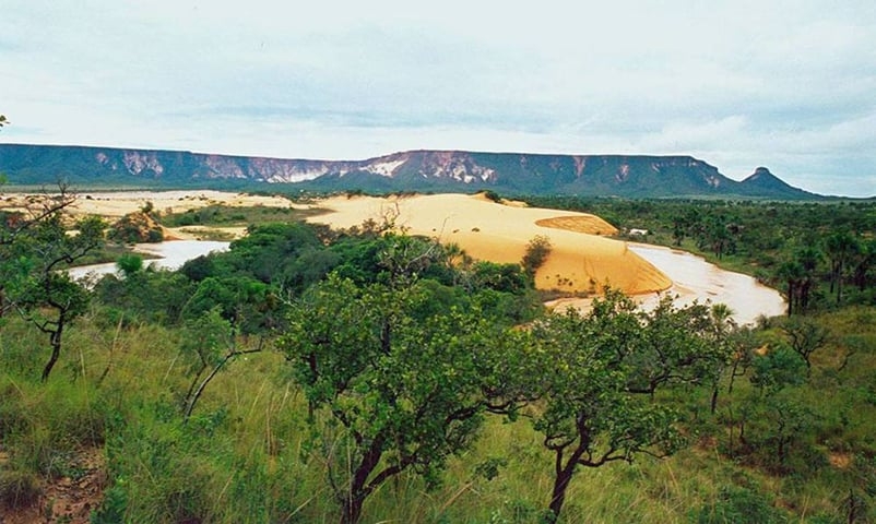 A área tem 1.589 km²e abrange nove municípios: Ponte Alta do Tocantins, Mateiros, São Félix do Tocantins, Lizarda, Rio Sono, Novo Acordo, Santa Tereza do Tocantins, Lagoa do Tocantins e Rio da Conceição  Reprodução: Flipar